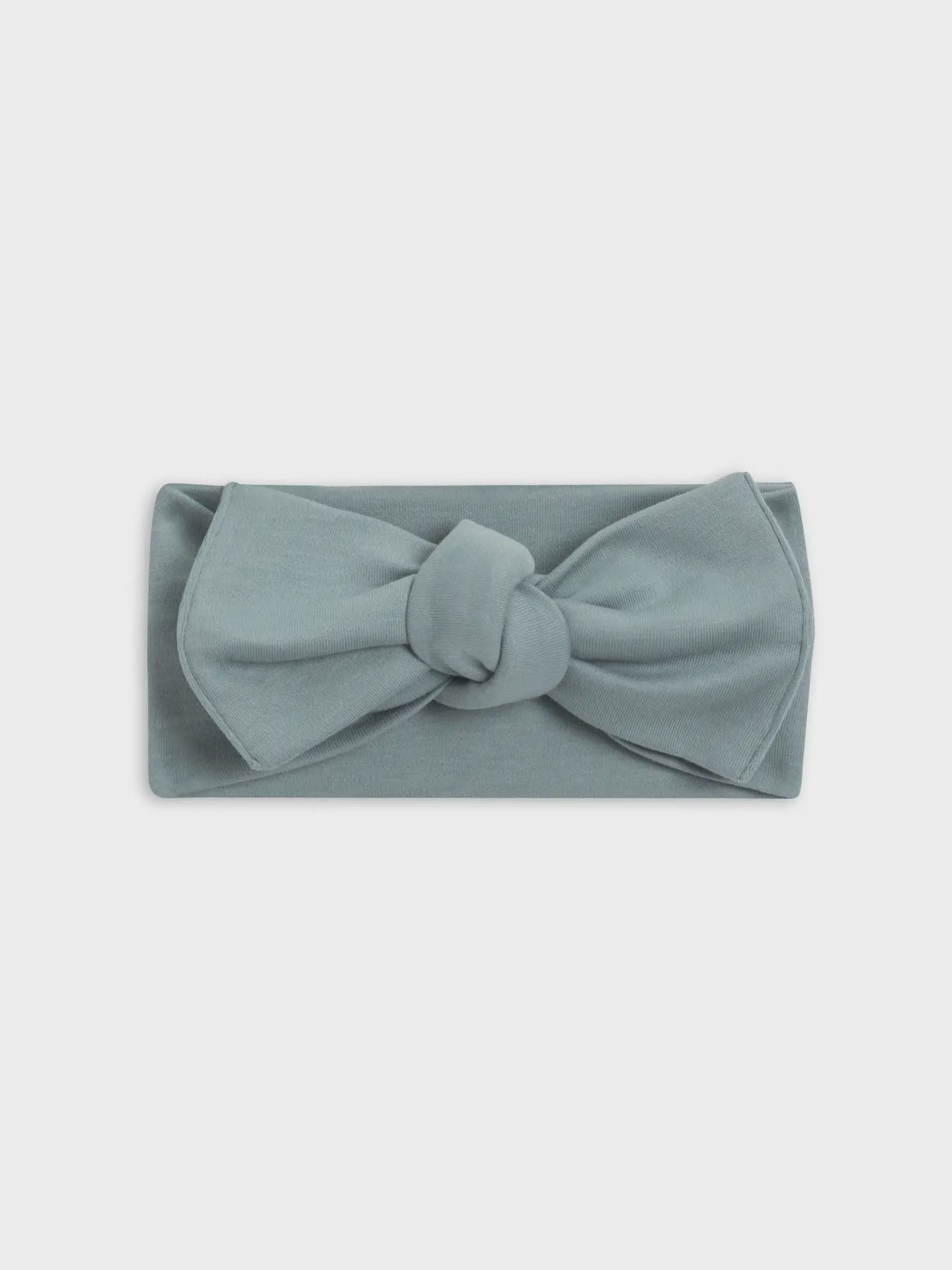 Organic Baby Knot Bow Wrap - Tide