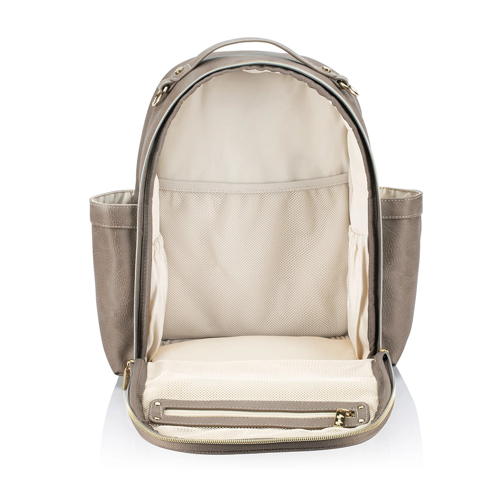 Itzy Ritzy - Vanilla Latte Itzy Mini Diaper Bag Backpack
