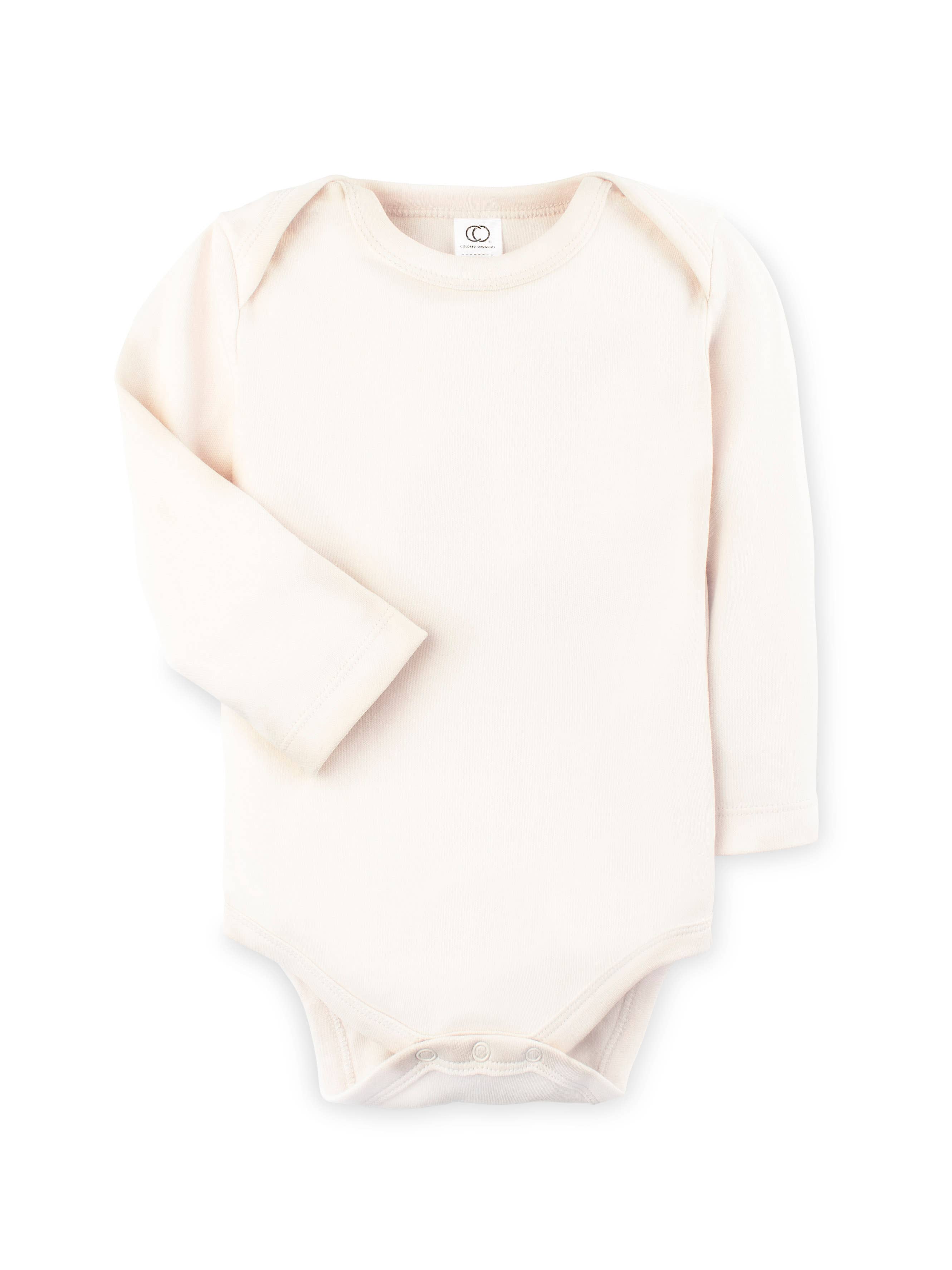 Organic Baby Long Sleeve Classic Bodysuit - Natural