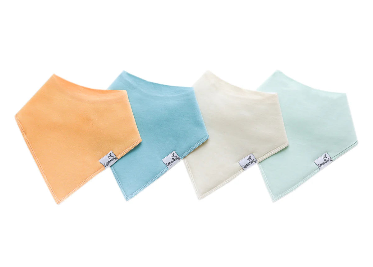 Copper Pearl Bandana Bibs