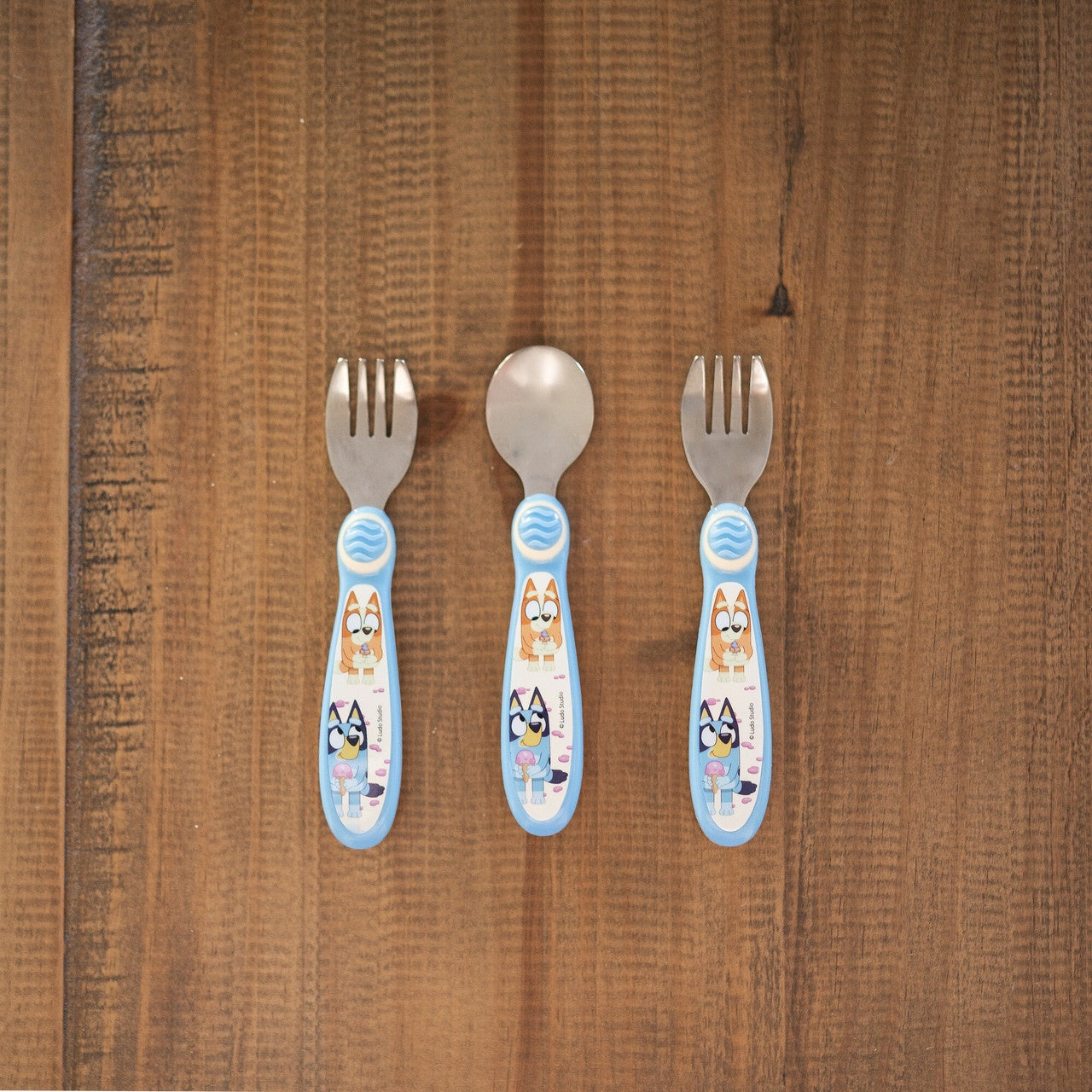 Bluey Toddler Forks and Spoon Set