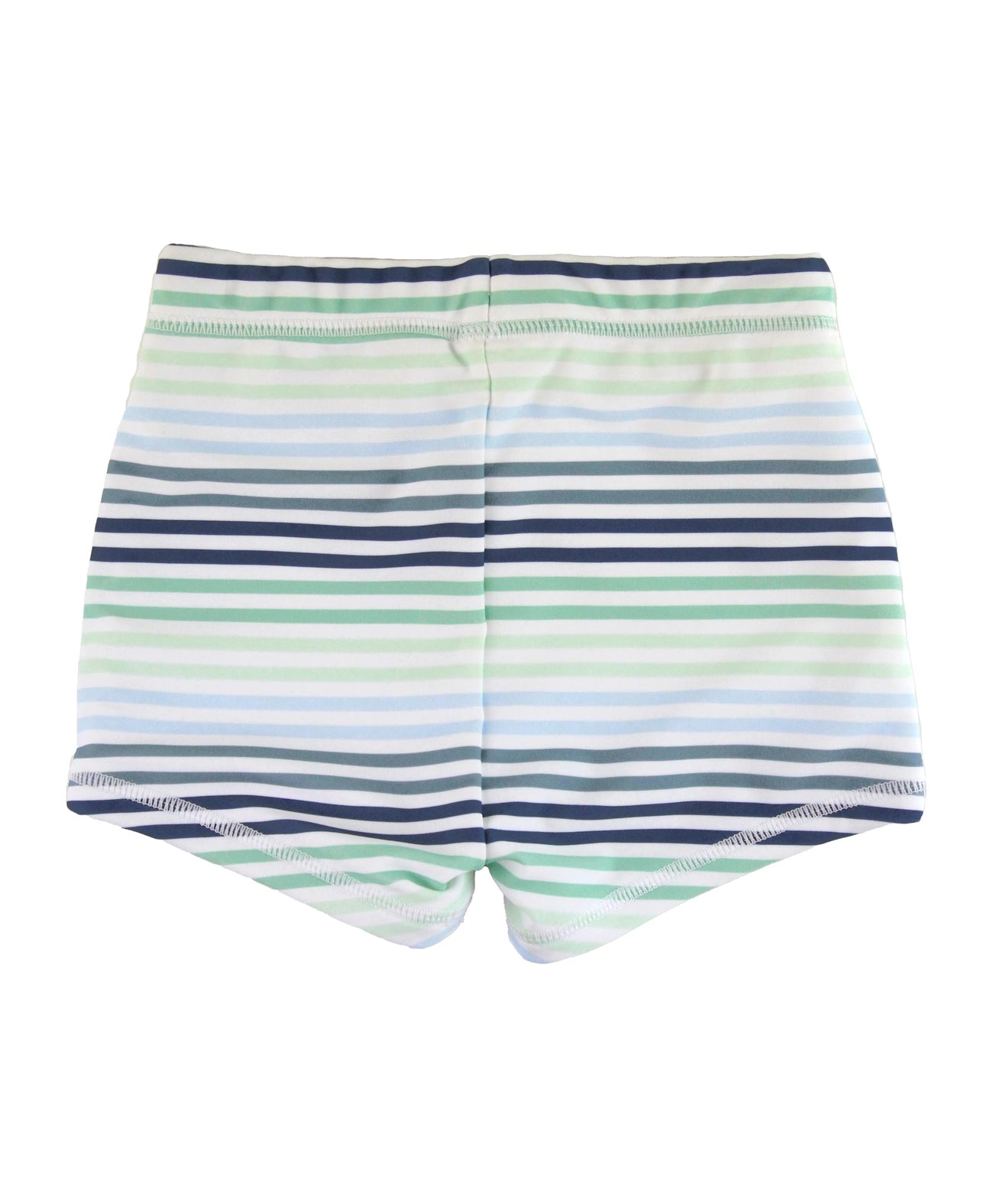 RuffleButts - Coastal Stripes Swim Shorties