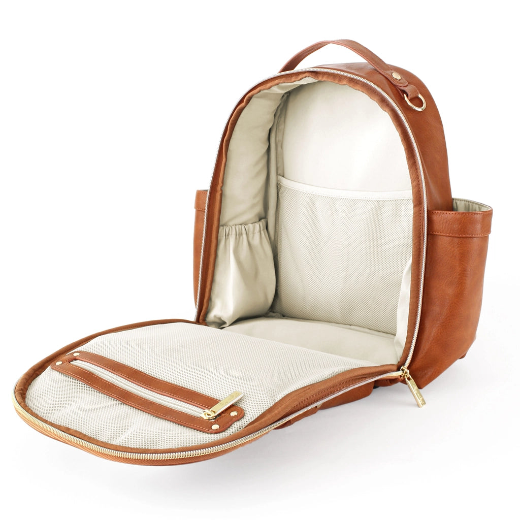 Itzy Ritzy - Cognac Itzy Mini Diaper Bag Backpack