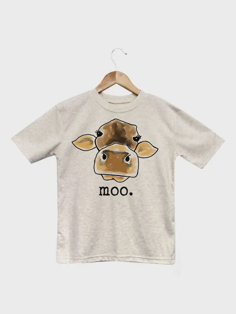 Barefoot Baby - MOO Cow T-Shirt