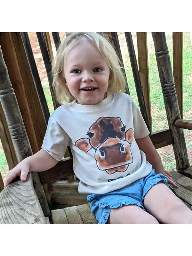 Barefoot Baby - MOO Cow T-Shirt