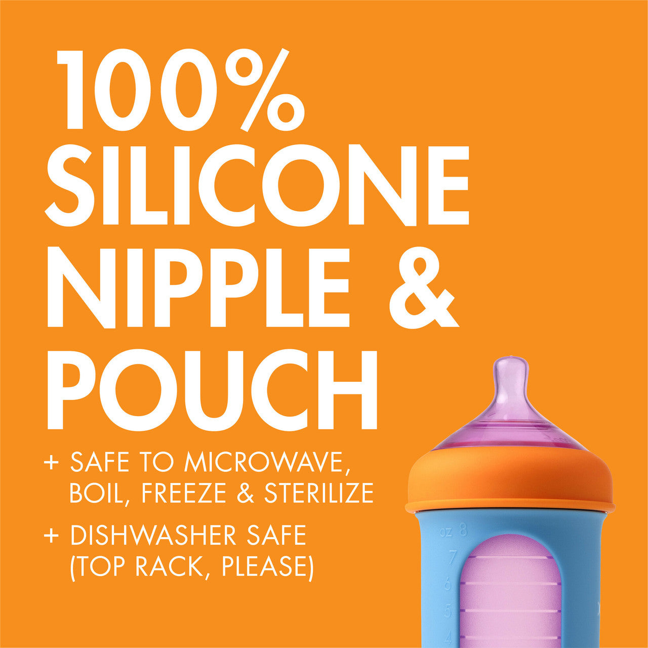 NURSH Silicone Pouch Bottle 3-pack