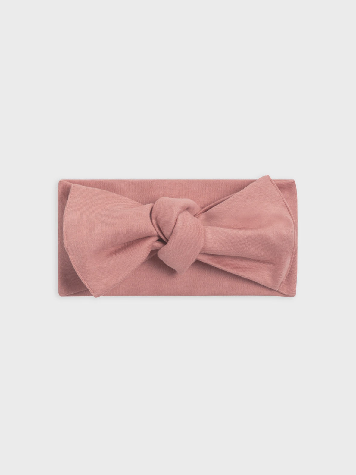 Organic Baby Knot Bow Wrap - Rose