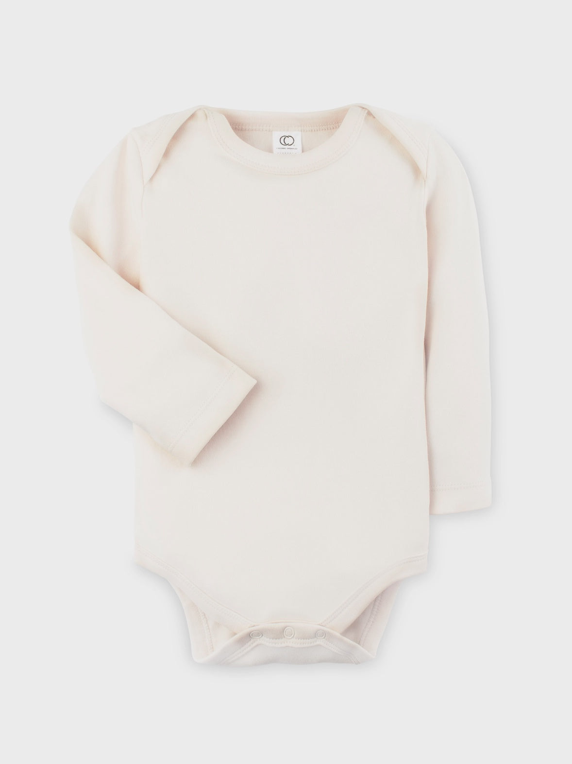 Organic Baby Long Sleeve Classic Bodysuit - Natural