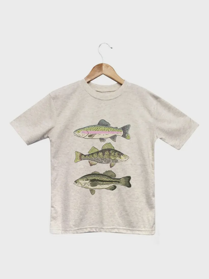 Barefoot Baby - Three Fish T-Shirt