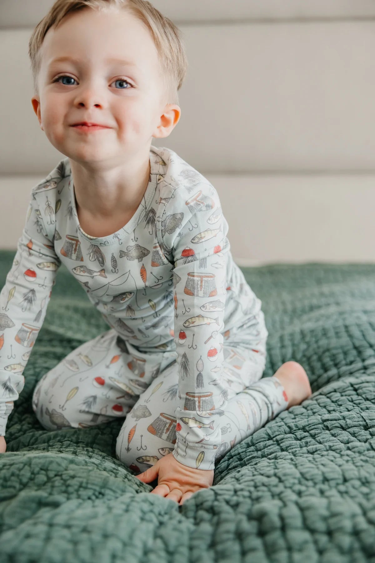 Copper Pearl - Trout Long Sleeve Pajama Set