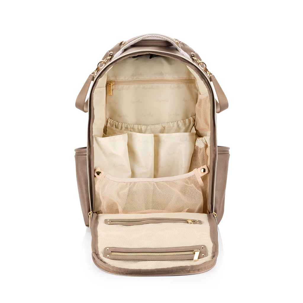 Itzy Ritzy - Vanilla Latte Boss Plus Backpack Diaper Bag