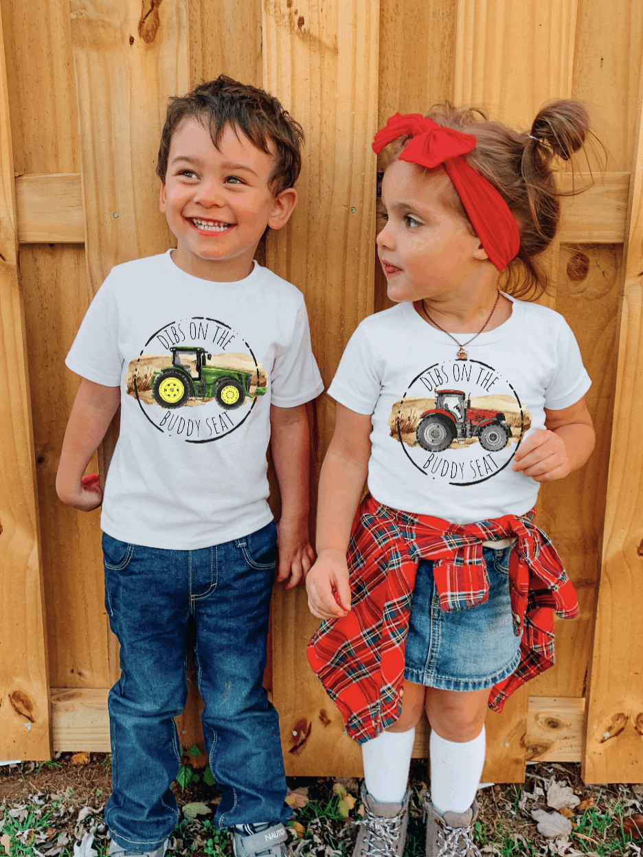 Avary Mae Inspirations - Cute Farm Tee Shirts - Red Tractor