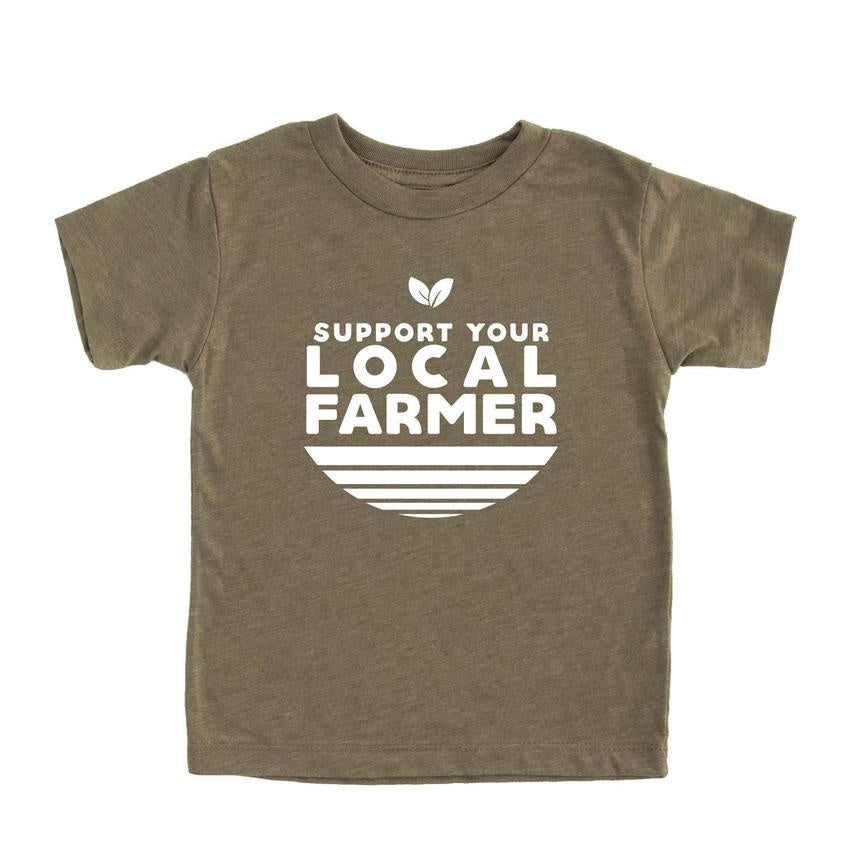 Support your Local Farmer - Heather Olive T-Shirt